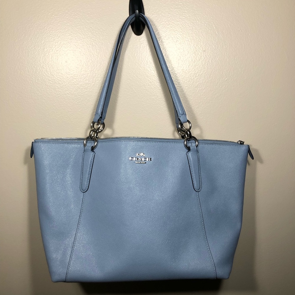 Coach Ava Tote Crossgrain Leather Shoulder Bag